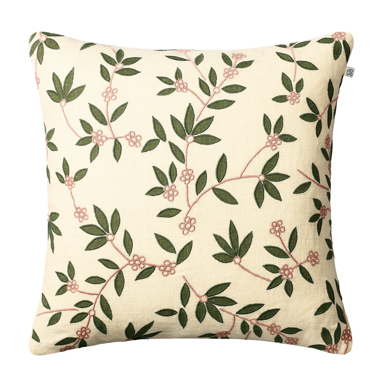 Gita クッションカバー 50x50 cm, beige-green-rose Chhatwal & Jonsson | チャットワル＆ヨンソン