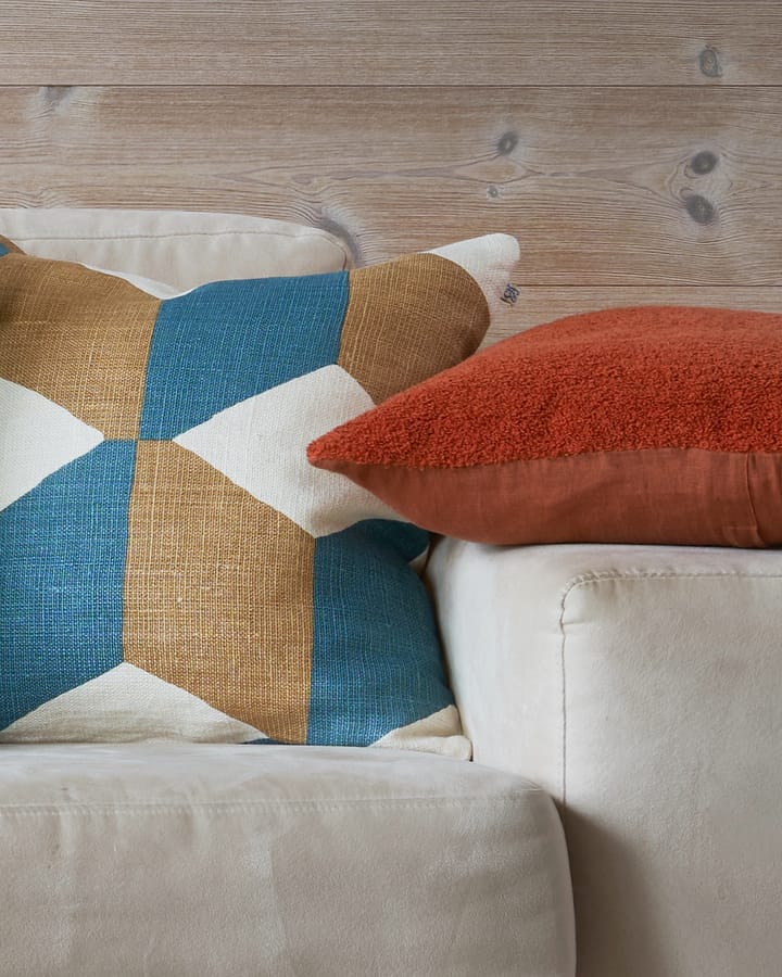 Hawa クッションカバー 50x50 cm, Heaven Blue/Khaki Chhatwal & Jonsson | チャットワル＆ヨンソン