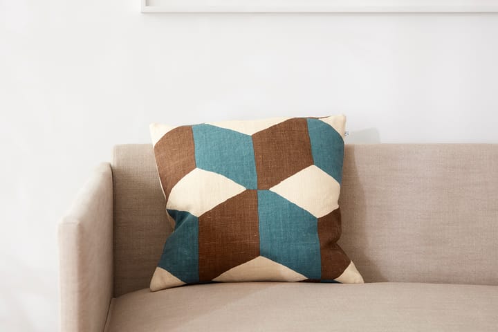 Hawa クッションカバー 50x50 cm, Light beige-heaven blue-taupe Chhatwal & Jonsson | チャットワル＆ヨンソン