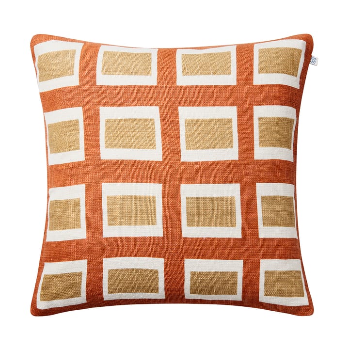 Hira クッションカバー 50x50 cm - Apricot Orange/Khaki - Chhatwal & Jonsson | チャットワル＆ヨンソン