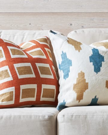 Hira クッションカバー 50x50 cm - Apricot Orange/Khaki - Chhatwal & Jonsson | チャットワル＆ヨンソン
