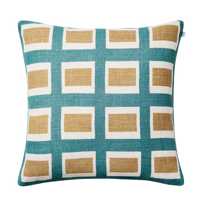Hira クッションカバー 50x50 cm - Heaven Blue/Khaki - Chhatwal & Jonsson | チャットワル＆ヨンソン