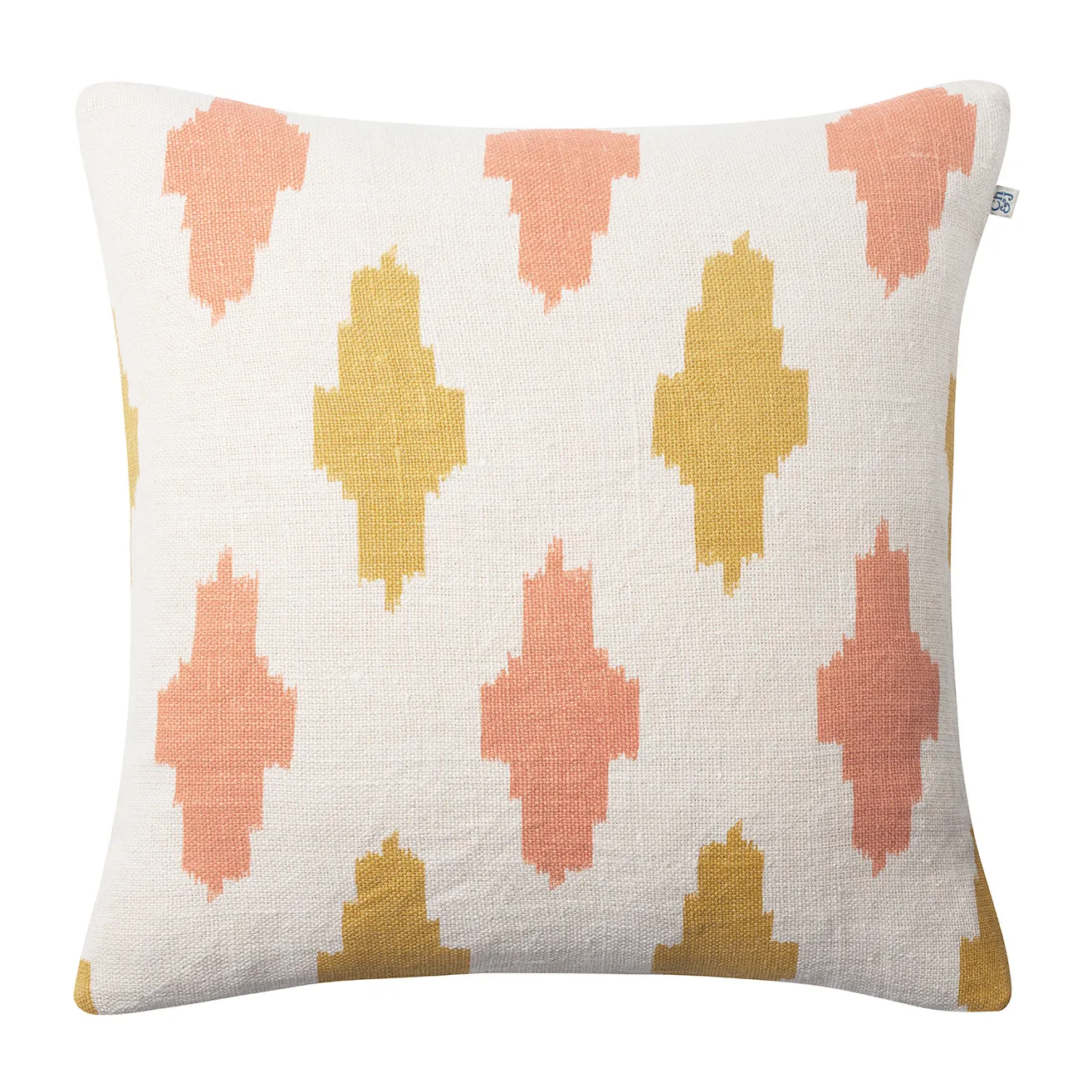 Ikat Agra クッションカバー 50x50 cm, Rose-spicy yellow Chhatwal & Jonsson | チャットワル＆ヨンソン