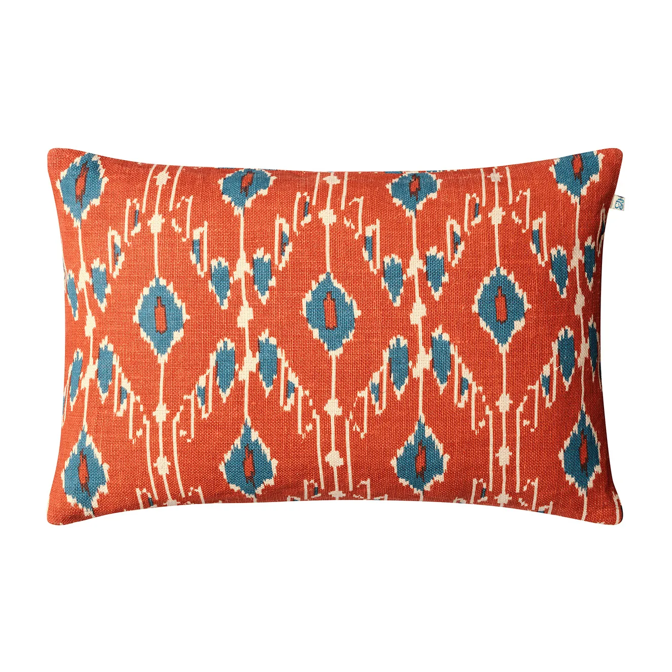 Ikat Goa ピローケース 60x40 cm, Apricot orange-heaven blue Chhatwal & Jonsson | チャットワル＆ヨンソン