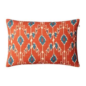 Ikat Goa ピローケース 60x40 cm - Apricot orange-heaven blue - Chhatwal & Jonsson | チャットワル＆ヨンソン
