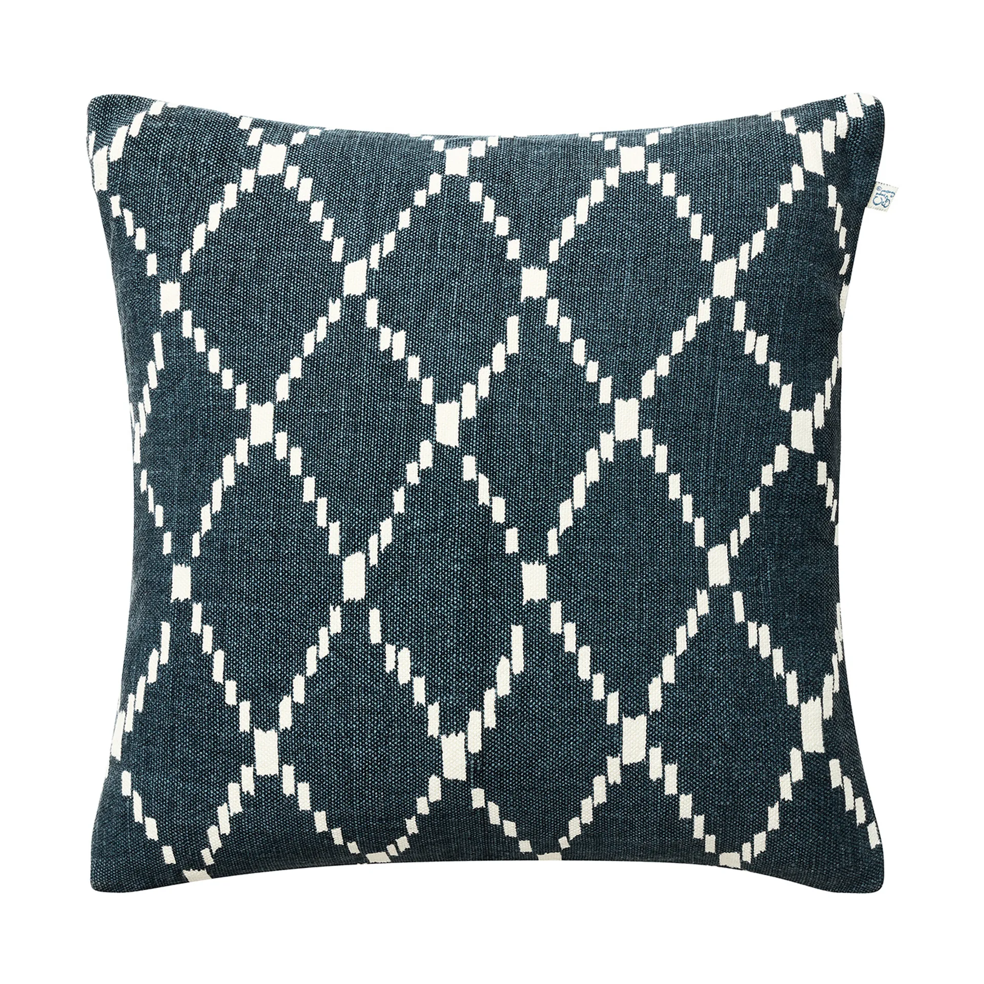 Ikat Kerela クッションカバー 50x50 cm, Blue-white Chhatwal & Jonsson | チャットワル＆ヨンソン