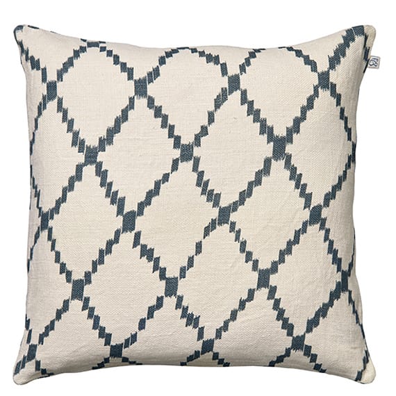 Ikat Kerela クッションカバー 50x50 cm, White-blue Chhatwal & Jonsson | チャットワル＆ヨンソン