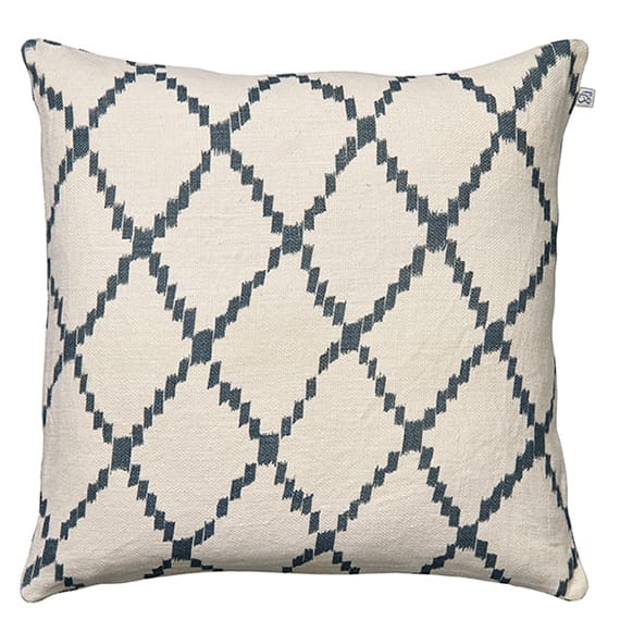 Ikat Kerela クッションカバー 50x50 cm - White-blue - Chhatwal & Jonsson | チャットワル＆ヨンソン