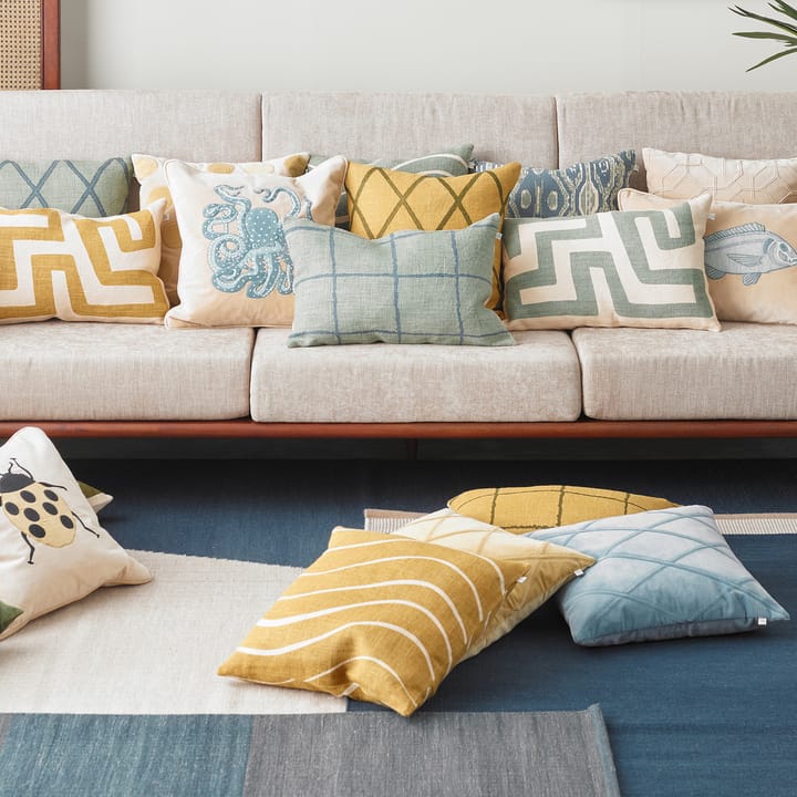 Ikat Madras クッションカバー 50x50 cm, heaven blue-aqua Chhatwal & Jonsson | チャットワル＆ヨンソン