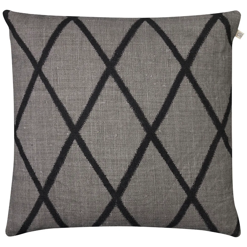 Ikat Orissa クッションカバー 50x50 cm, Grey-black Chhatwal & Jonsson | チャットワル＆ヨンソン