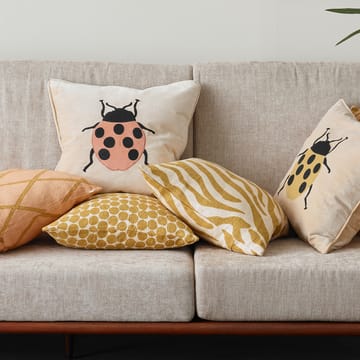 Ikat Orissa クッションカバー 50x50 cm - rose-spicy yellow - Chhatwal & Jonsson | チャットワル＆ヨンソン