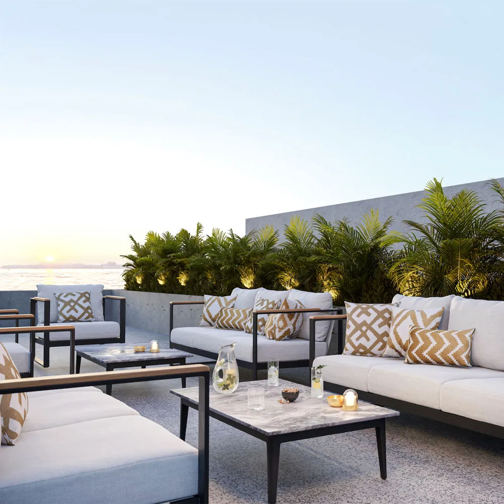 Ikat Sema クッション, Grey/off white. 40 cm Chhatwal & Jonsson | チャットワル＆ヨンソン