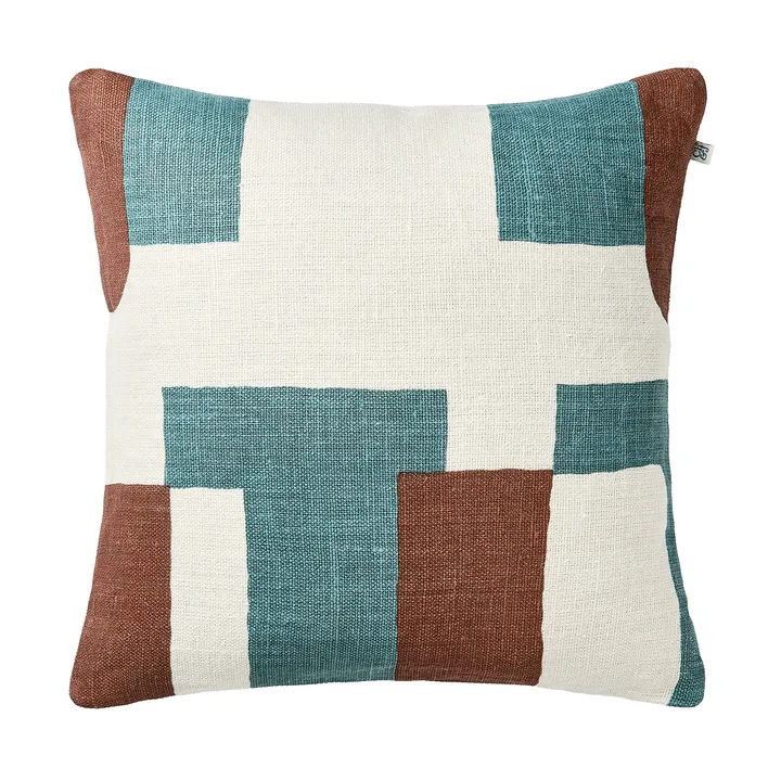Jay クッションカバー - Terracotta-heaven blue, 50x50 cm - Chhatwal & Jonsson | チャットワル＆ヨンソン