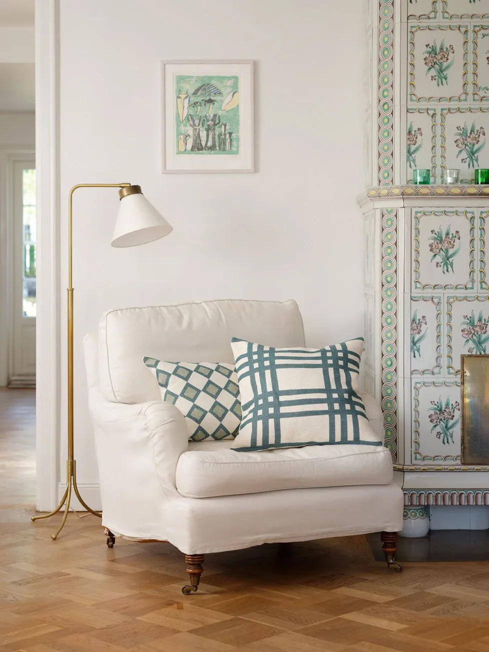 Jodhpur クッションカバー 40x60 cm, Heaven blue-aqua Chhatwal & Jonsson | チャットワル＆ヨンソン