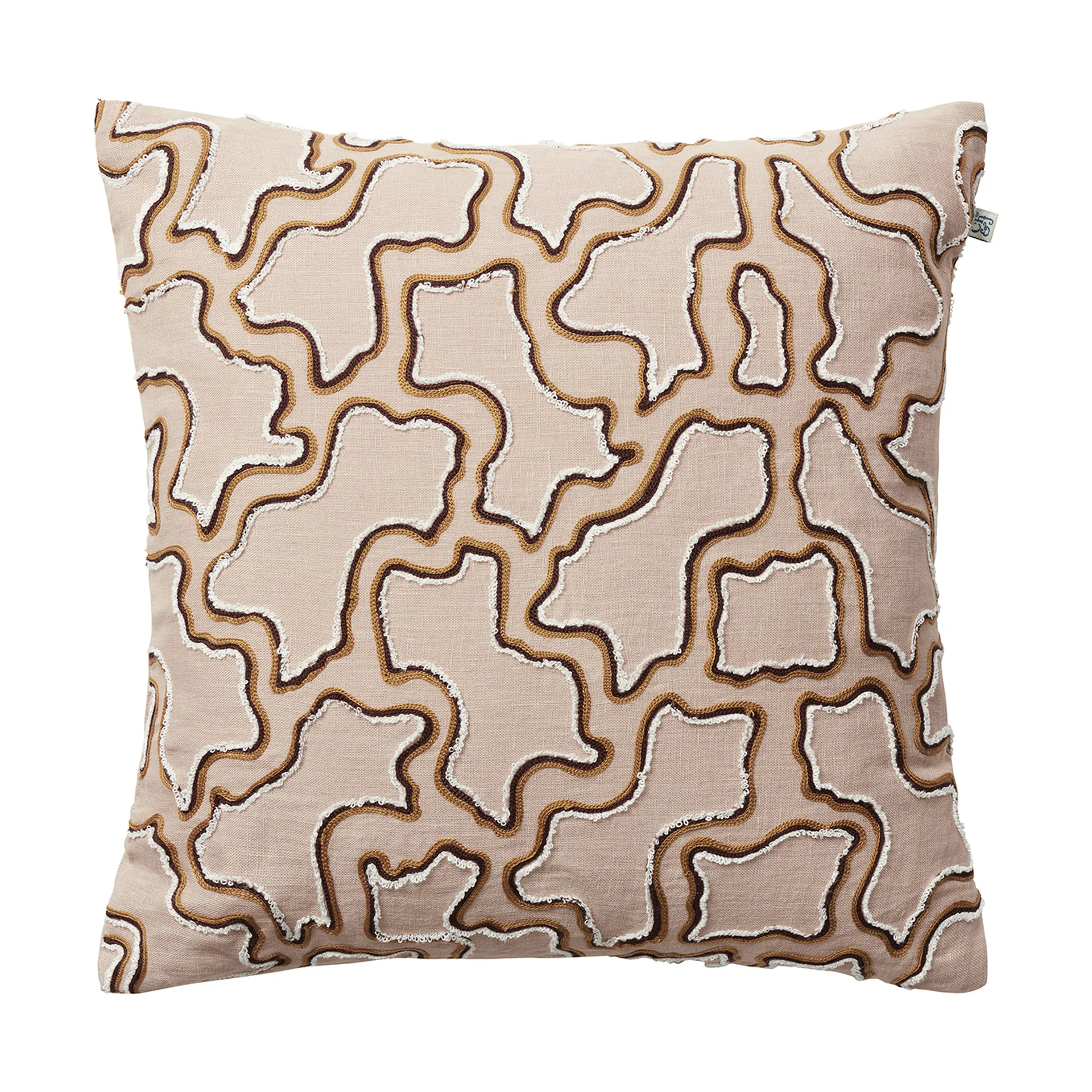 Kamal 枕カバー 50x50 cm, Masala Yellow-Cognac-Off White Chhatwal & Jonsson | チャットワル＆ヨンソン