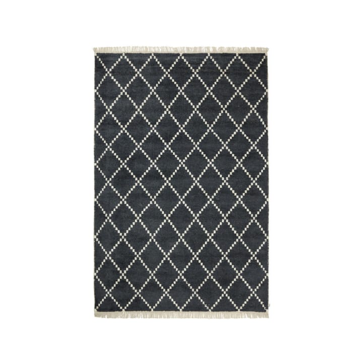 Kandi ラグ - Black/off-white, bambu/silk, 230x320 cm - Chhatwal & Jonsson | チャットワル＆ヨンソン
