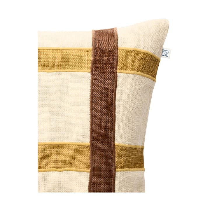 Kiran 枕カバー 50x50 cm, Spicy Yellow-Taupe Chhatwal & Jonsson | チャットワル＆ヨンソン