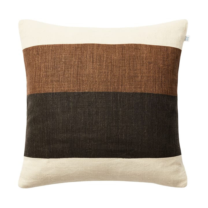 Kumar 枕カバー 50x50 cm, Taupe-Dark Brown Chhatwal & Jonsson | チャットワル＆ヨンソン