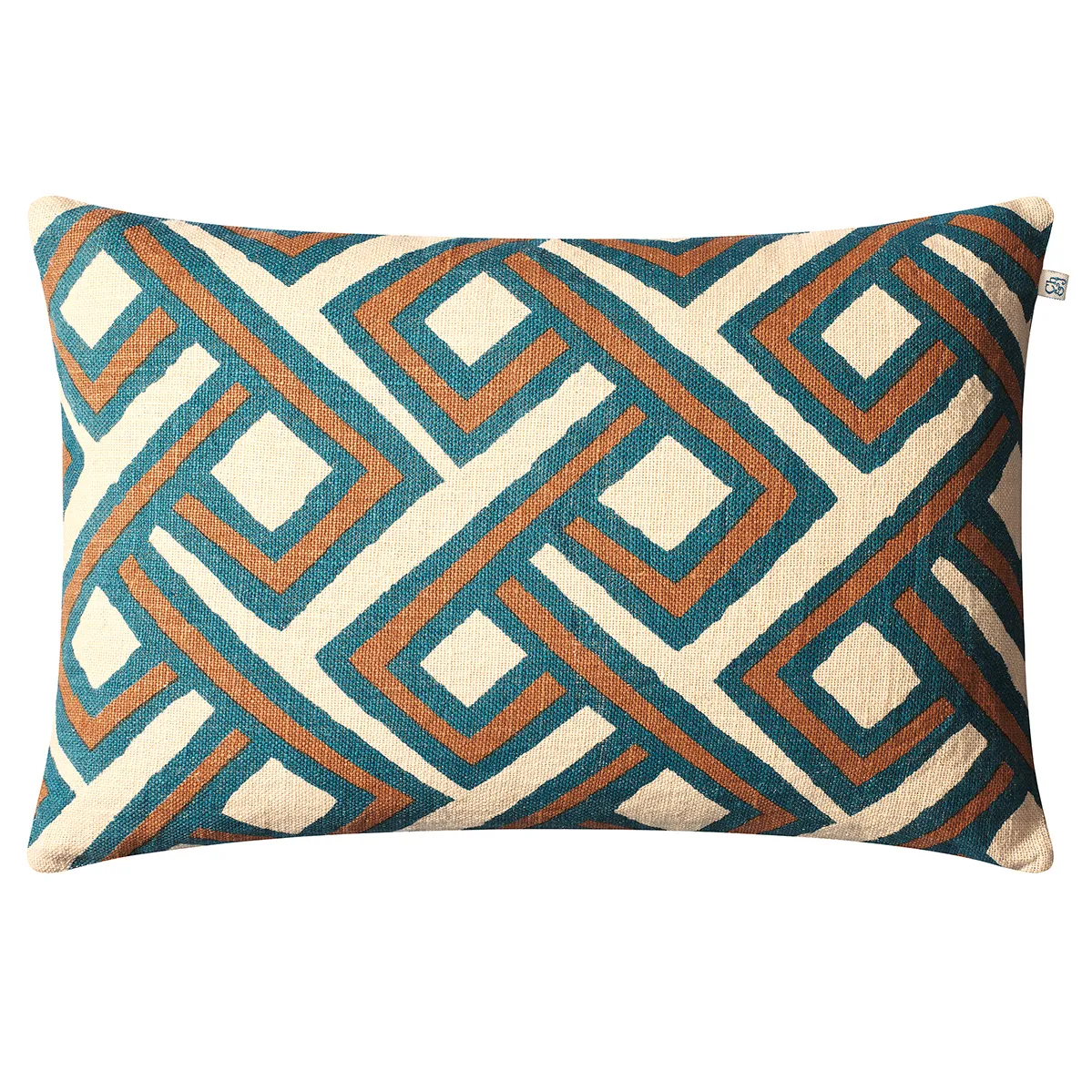 Lanka クッションカバー 40x60 cm, palace blue-taupe Chhatwal & Jonsson | チャットワル＆ヨンソン