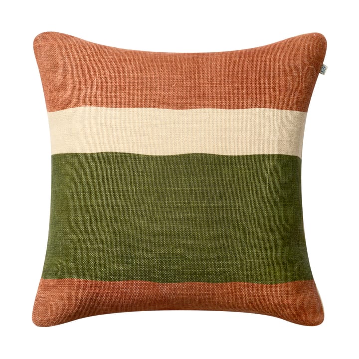 Manali クッションカバー 50x50 cm - Apricot orange-cactus green - Chhatwal & Jonsson | チャットワル＆ヨンソン