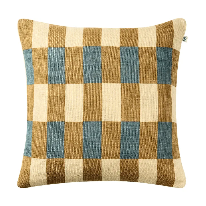 Marari クッションカバー - カーキ-ヘブンブルー, 50x50 cm - Chhatwal & Jonsson | チャットワル＆ヨンソン