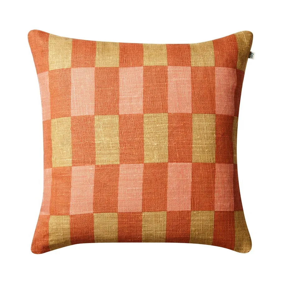 Marari クッションカバー, Apricot orange-khaki-rose, 50x50 cm Chhatwal & Jonsson | チャットワル＆ヨンソン