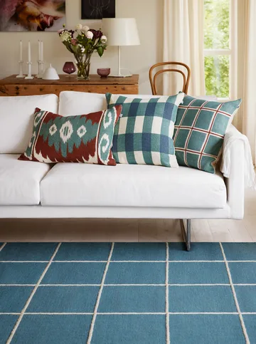 Milan ラグ - Heaven blue-off white, 180x270 cm - Chhatwal & Jonsson | チャットワル＆ヨンソン