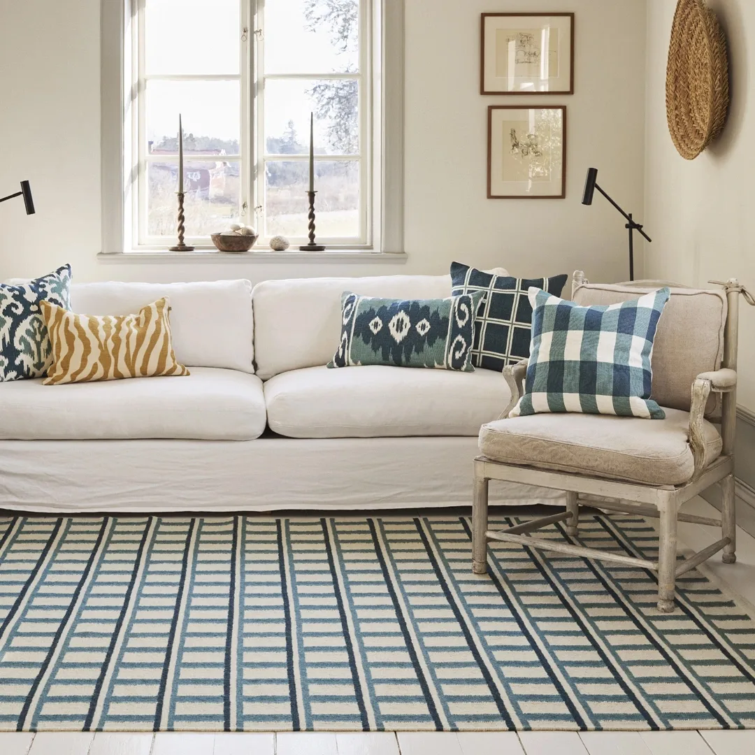 Mysore ウールカーペット 180x270 cm, Off white-heaven blue Chhatwal & Jonsson | チャットワル＆ヨンソン