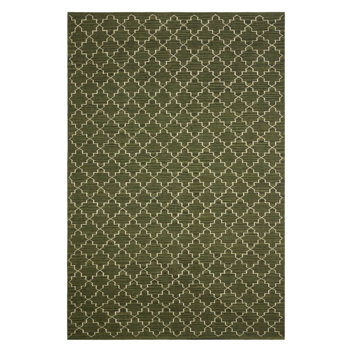 New ジオメトリックラグ 180x272 cm - Green melange - off white - Chhatwal & Jonsson | チャットワル＆ヨンソン
