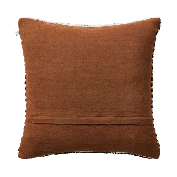 Raipur 枕カバー 50x50 cm - Cognac-Brown-Off White - Chhatwal & Jonsson | チャットワル＆ヨンソン