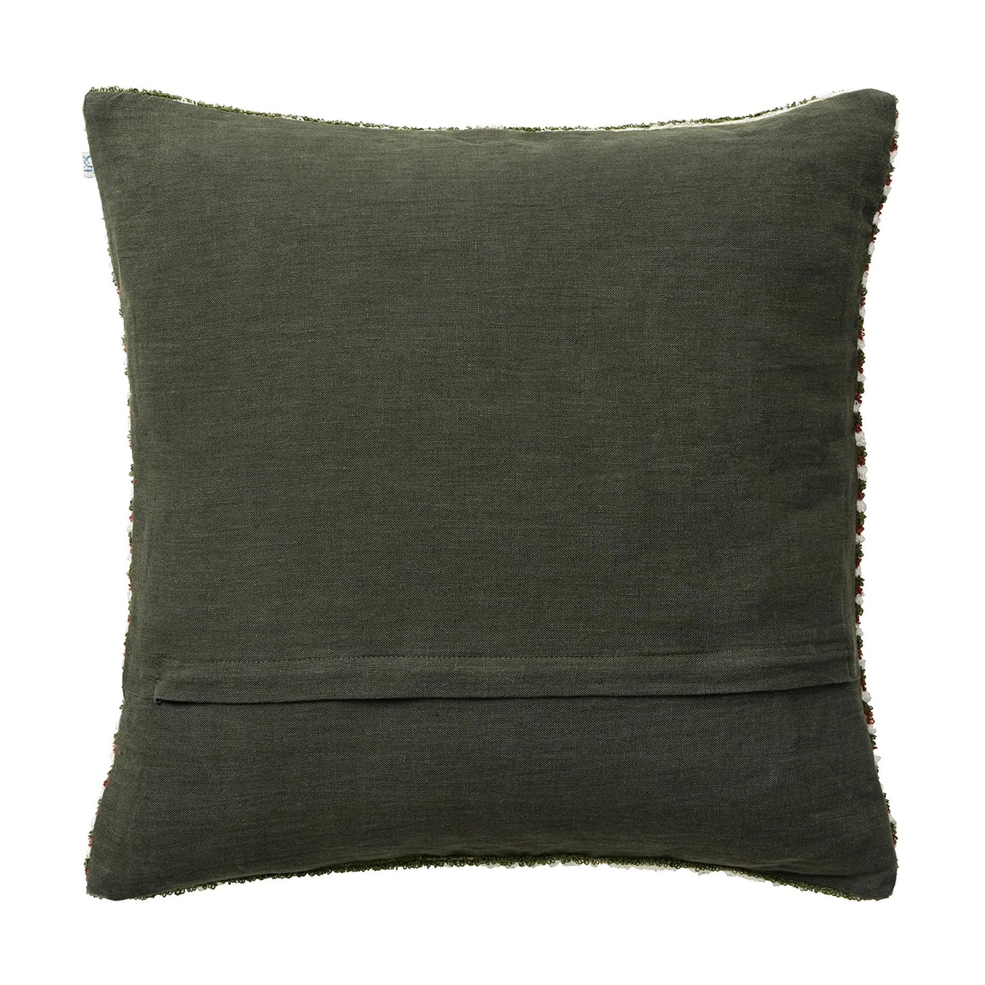 Raipur 枕カバー 50x50 cm, Cognac-Cactus Green-Off White Chhatwal & Jonsson | チャットワル＆ヨンソン