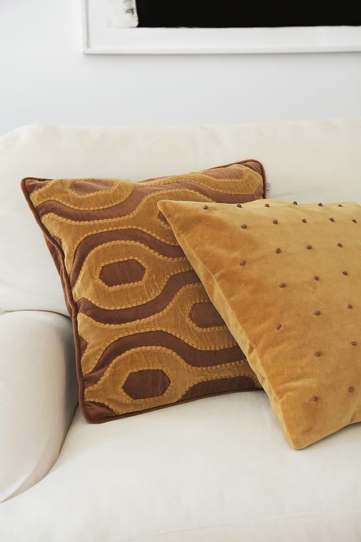Roma クッションカバー 50x50 cm, Masala yellow-cognac Chhatwal & Jonsson | チャットワル＆ヨンソン