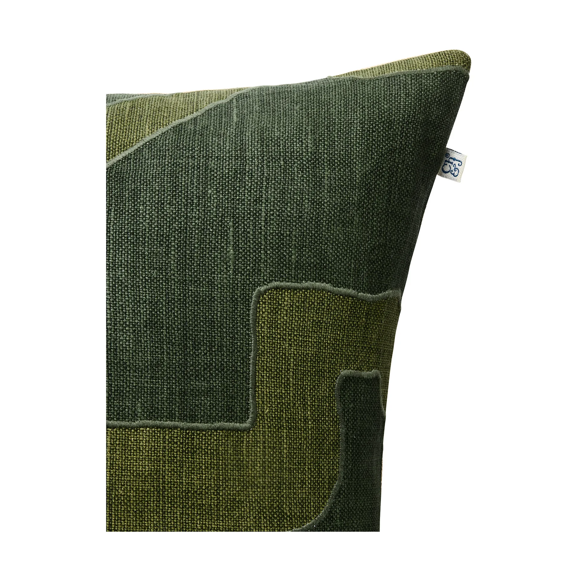 Sikkim 枕カバー 50x50 cm, Forest Green-Green Chhatwal & Jonsson | チャットワル＆ヨンソン