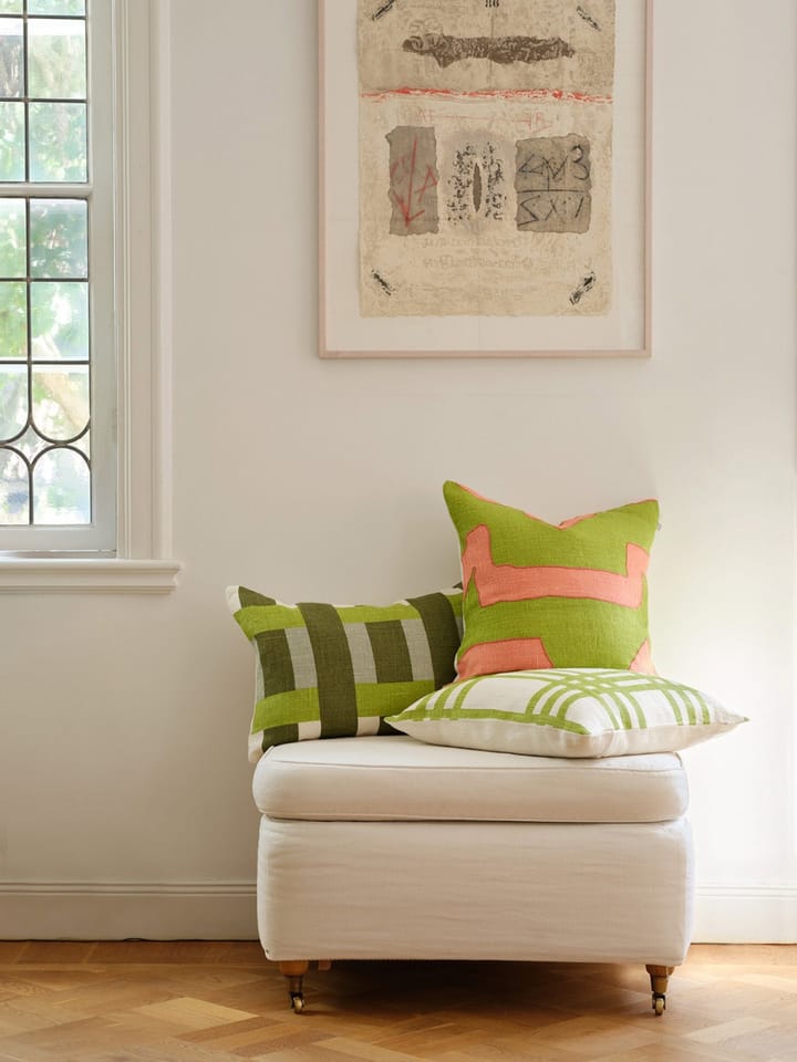 Sikkim 枕カバー 50x50 cm, Rose-lime Chhatwal & Jonsson | チャットワル＆ヨンソン