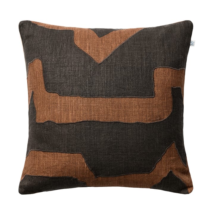 Sikkim 枕カバー 50x50 cm, Taupe-Dark Brown Chhatwal & Jonsson | チャットワル＆ヨンソン