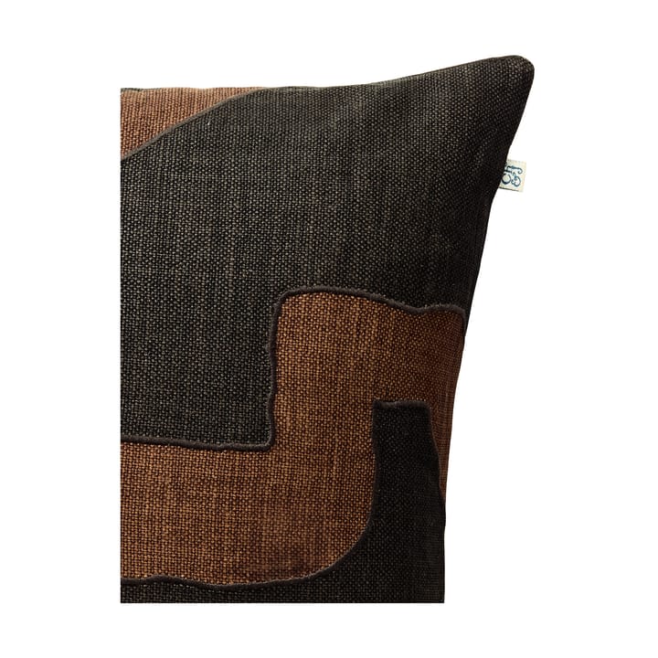 Sikkim 枕カバー 50x50 cm, Taupe-Dark Brown Chhatwal & Jonsson | チャットワル＆ヨンソン
