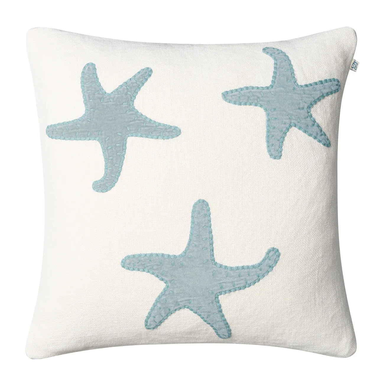 Star Fish クッションカバー 50x50 cm, Off white-aqua Chhatwal & Jonsson | チャットワル＆ヨンソン