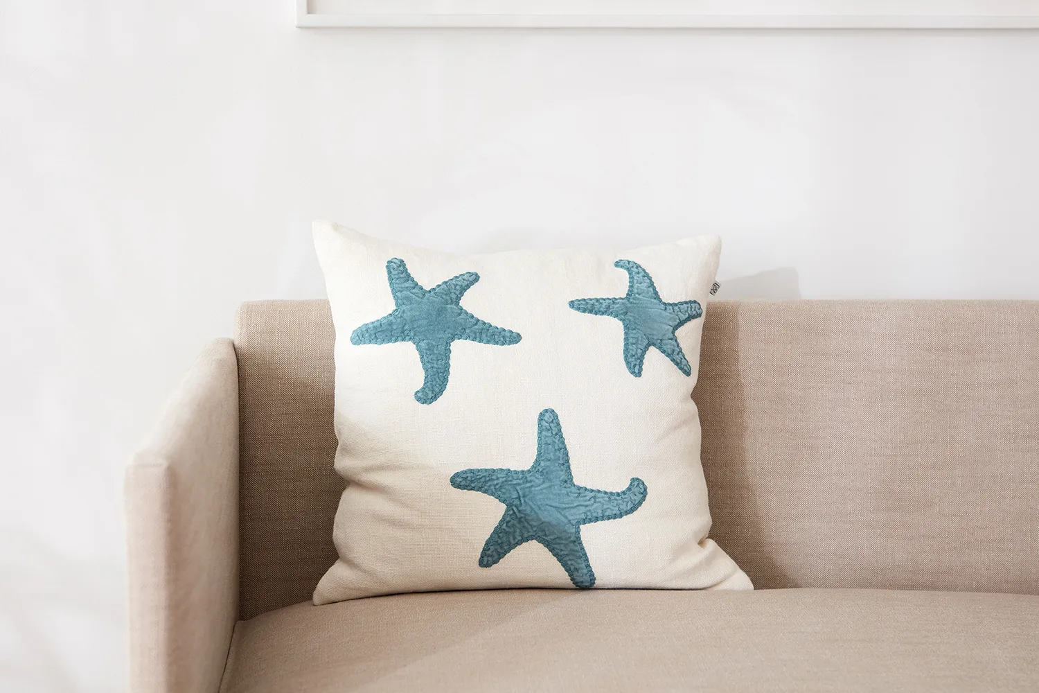 Star Fish クッションカバー 50x50 cm, Off white-heaven blue Chhatwal & Jonsson | チャットワル＆ヨンソン