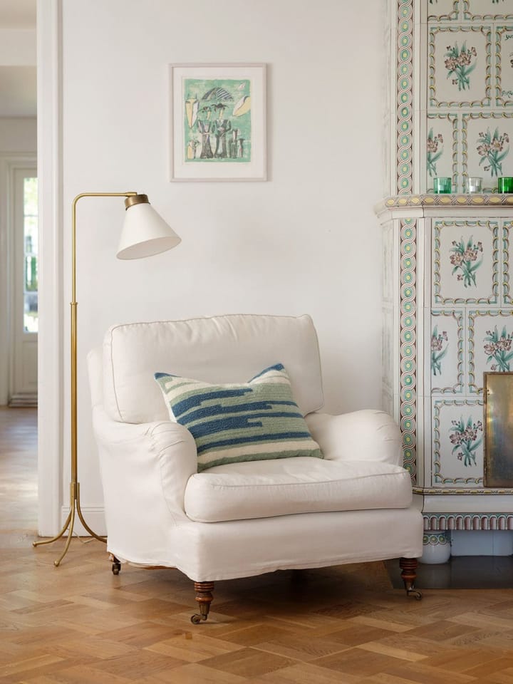Stripe Asis クッションカバー 40x60 cm, Heaven blue-aqua-off white Chhatwal & Jonsson | チャットワル＆ヨンソン