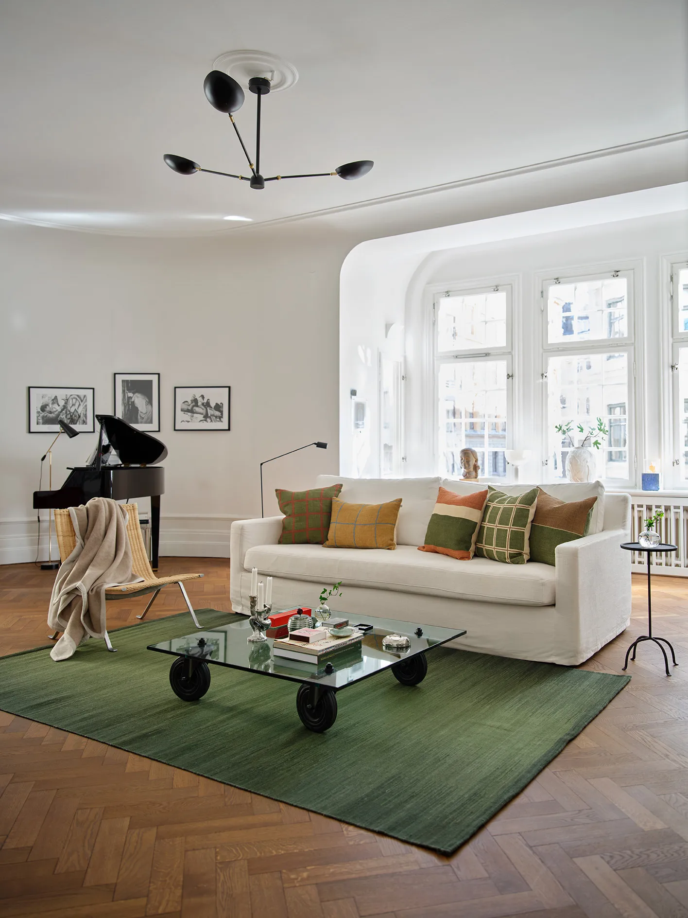 Tapti ウールラグ, Green, 180x270 cm Chhatwal & Jonsson | チャットワル＆ヨンソン