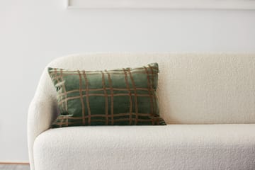 Tattersall ピローケース 40x60 cm - Forest green-cognac - Chhatwal & Jonsson | チャットワル＆ヨンソン