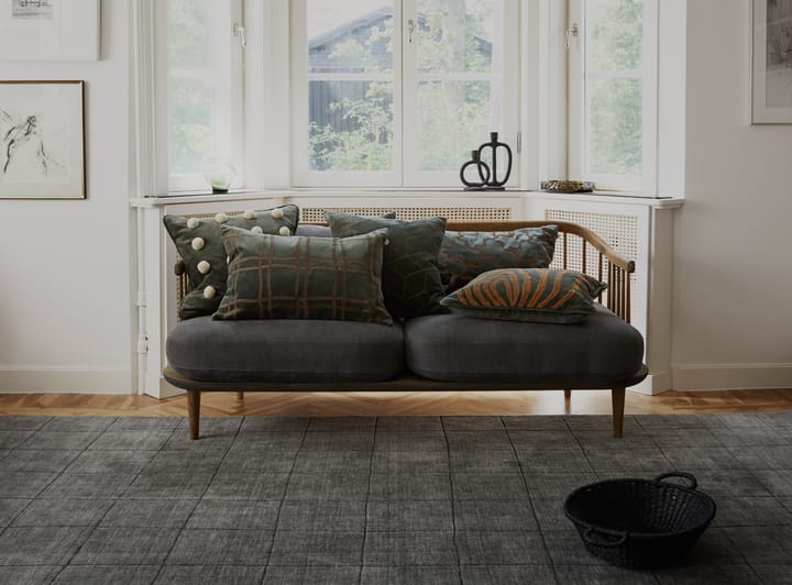 Tattersall ピローケース 40x60 cm, Forest green-cognac Chhatwal & Jonsson | チャットワル＆ヨンソン