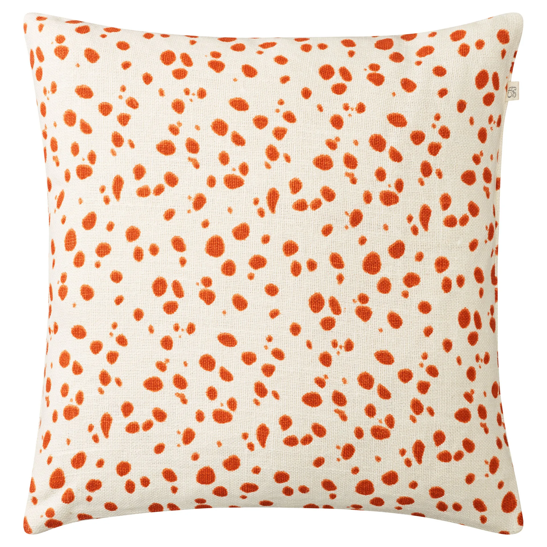 Tiger Dot クッションカバー 50x50 cm, White-Jaffa orange Chhatwal & Jonsson | チャットワル＆ヨンソン