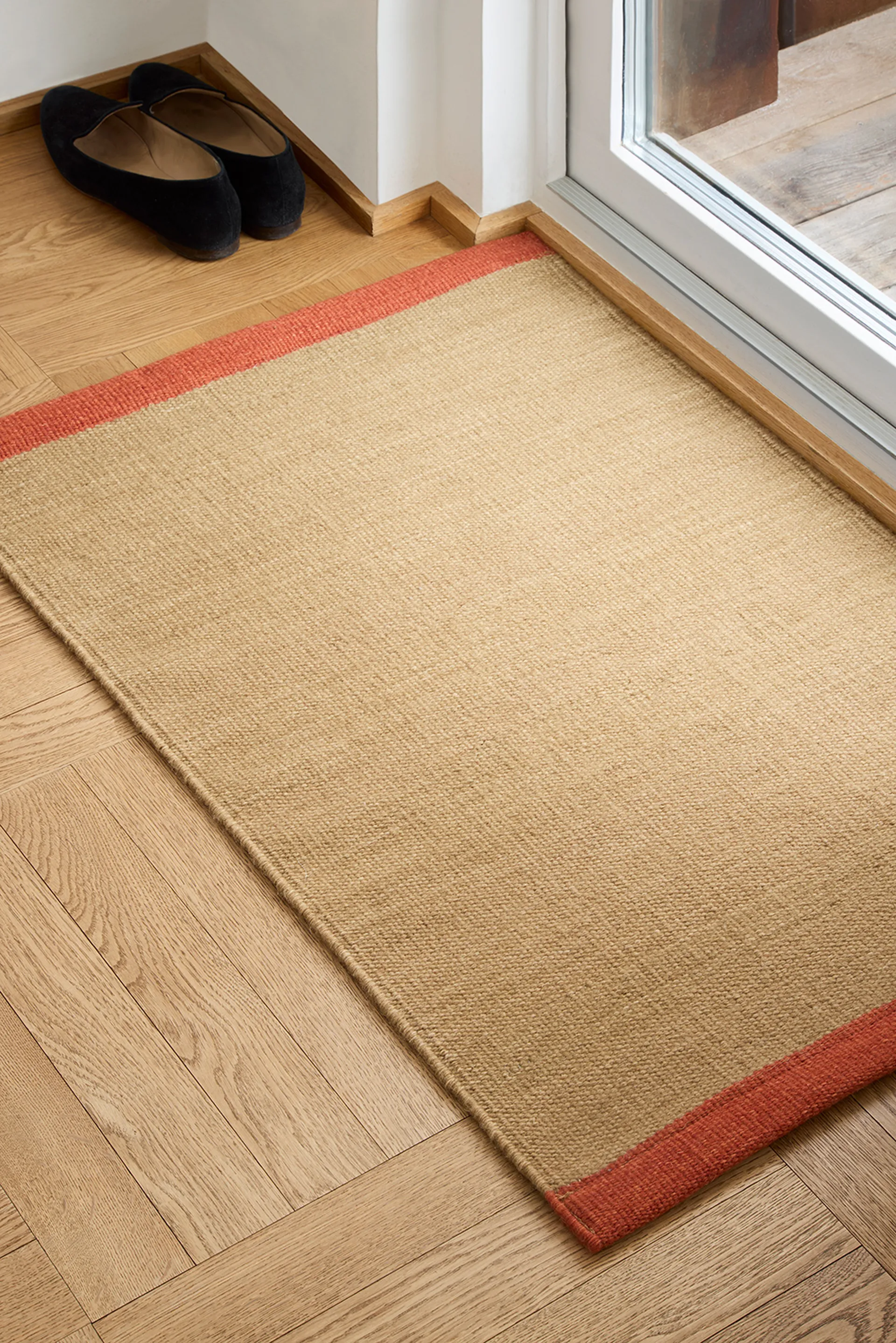 Traceable Tarun ドアマット 60x90 cm, Beige-Rust Chhatwal & Jonsson | チャットワル＆ヨンソン