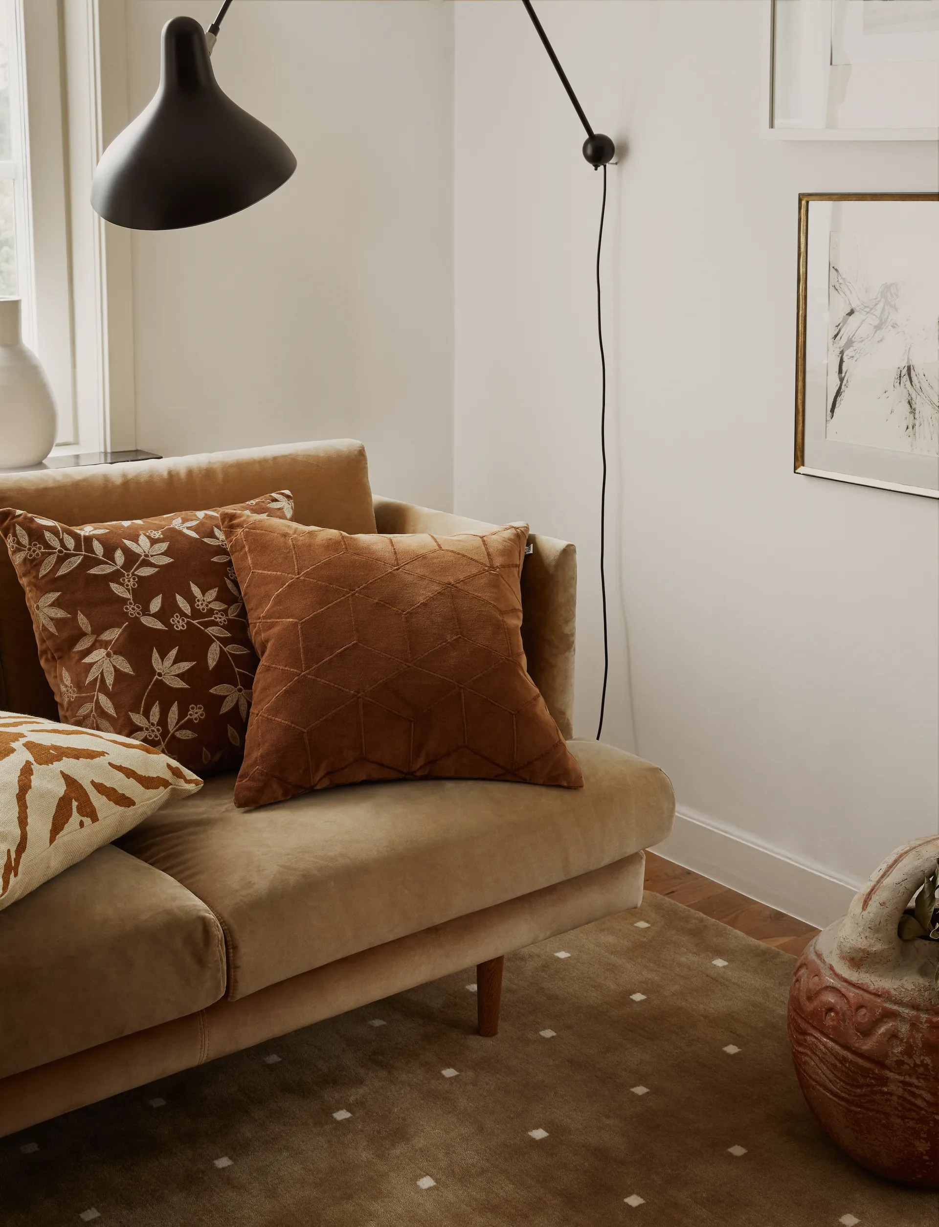 Vir クッションカバー 50x50 cm, Cognac Chhatwal & Jonsson | チャットワル＆ヨンソン