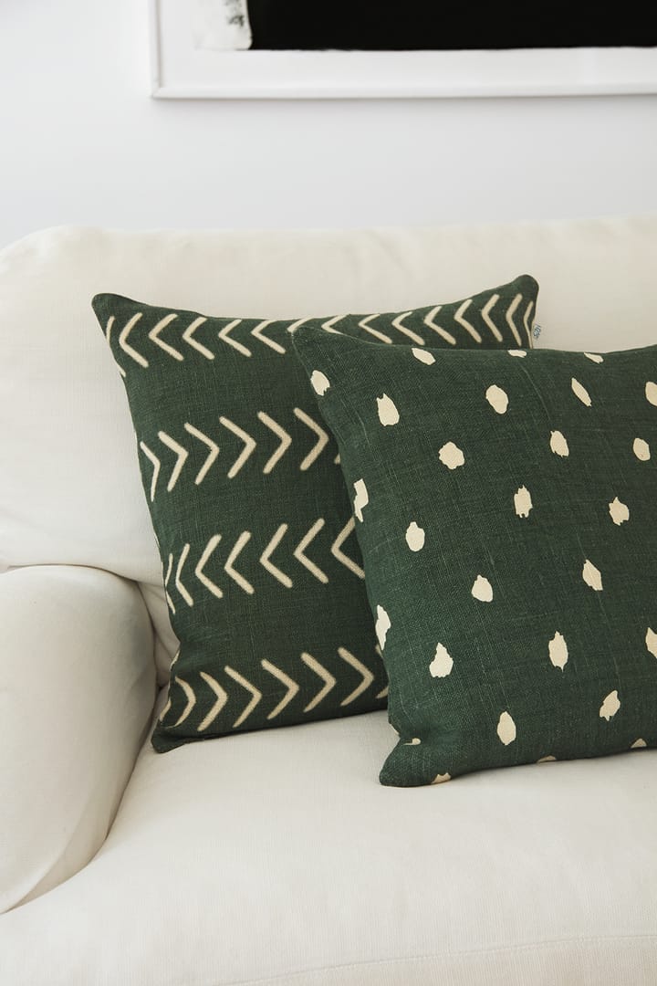 Yash reverse クッションカバー 50x50 cm, Green base Chhatwal & Jonsson | チャットワル＆ヨンソン