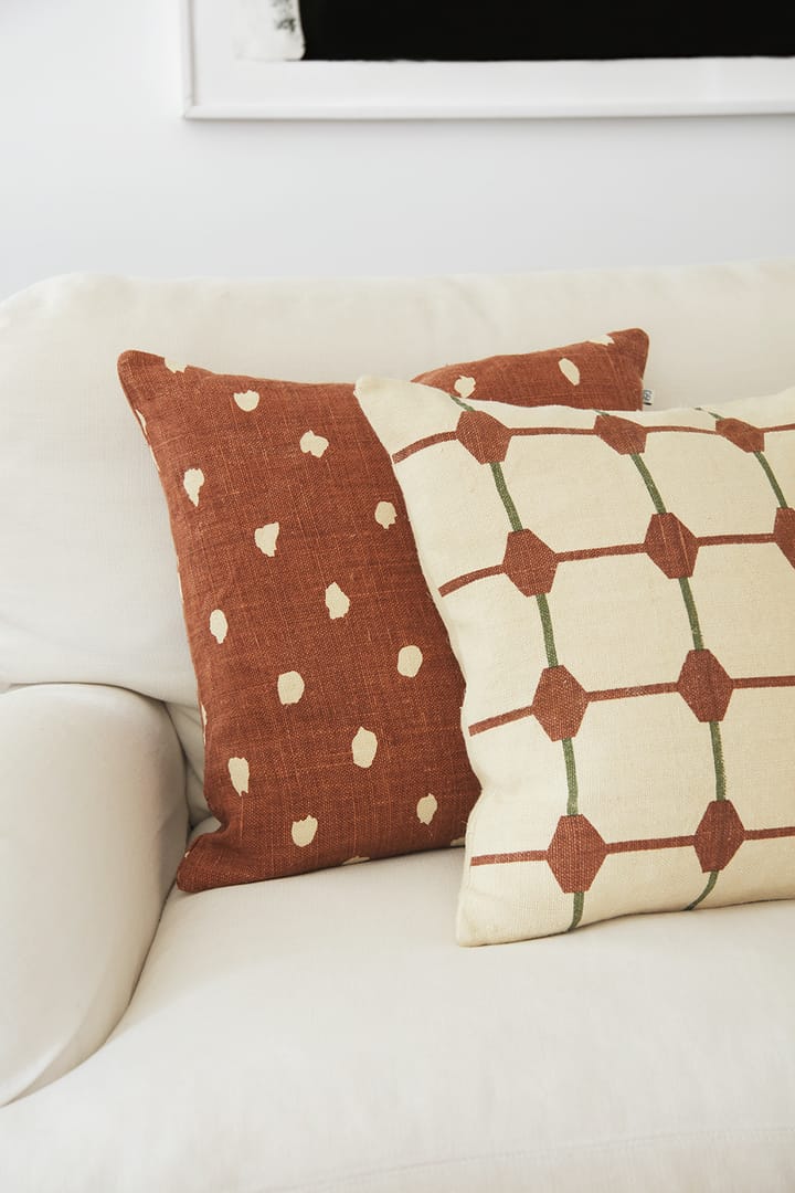 Yash reverse クッションカバー 50x50 cm, Terracotta base Chhatwal & Jonsson | チャットワル＆ヨンソン