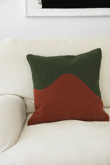 Yogi クッションカバー 50x50 cm - Forest green-terracotta - Chhatwal & Jonsson | チャットワル＆ヨンソン