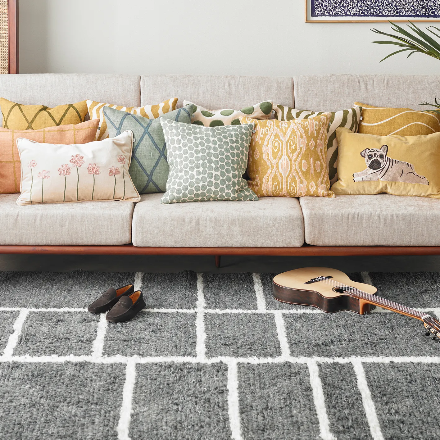 Zebra クッションカバー 50x50 cm, Spicy yellow Chhatwal & Jonsson | チャットワル＆ヨンソン