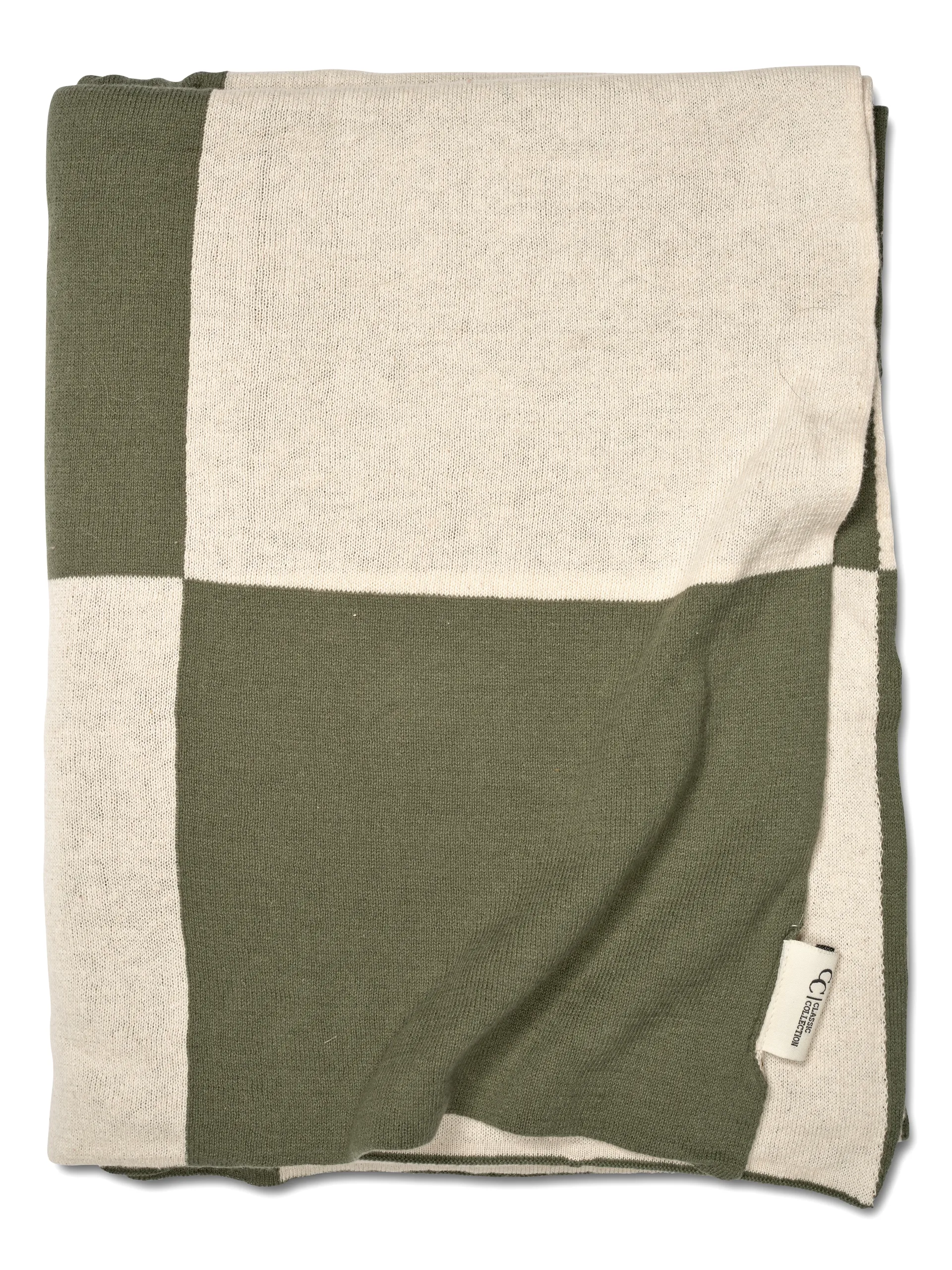 スクエア スロー 130x170 cm, Green Classic Collection | クラシックコレクション